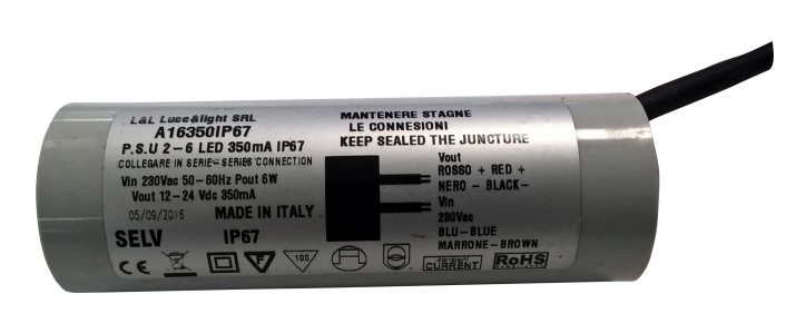 1103011600 LED Converter 11W 350mA ON/OFF | IP67