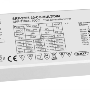 LED Converter SRP 30W 350-700mA DALI | PUSH | 1-10V | Phasendimmbar