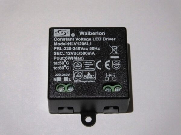 1201006201 LED Converter 12V 6W 230VAC