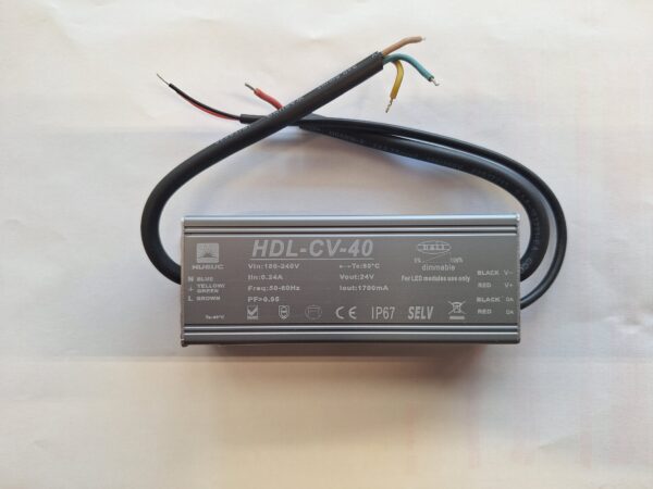1222040600 LED Converter HDL 40W 24V DALI dimmbar IP67