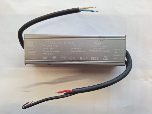 1222060601 LED Converter HDL 60W 24V DALI dimmbar IP67